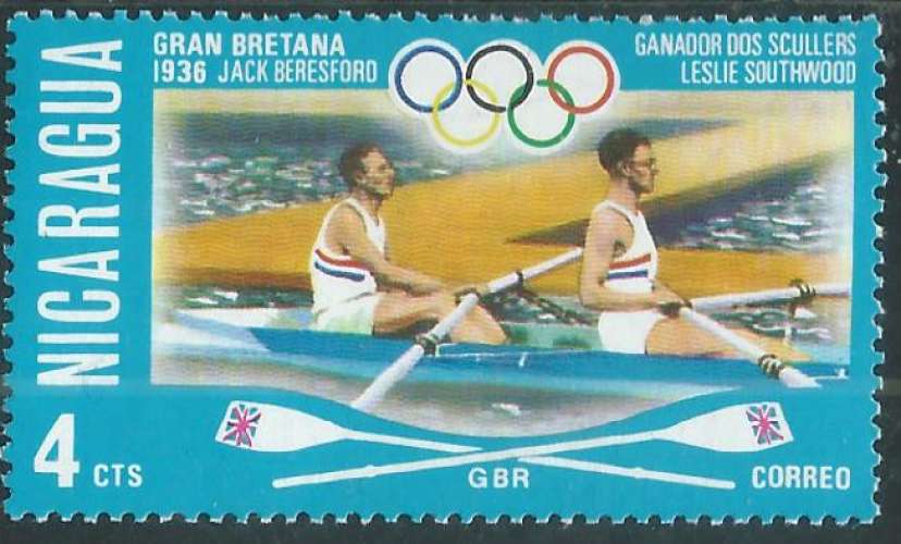 Nicaragua - Y&T 1054 (**) - Aviron -