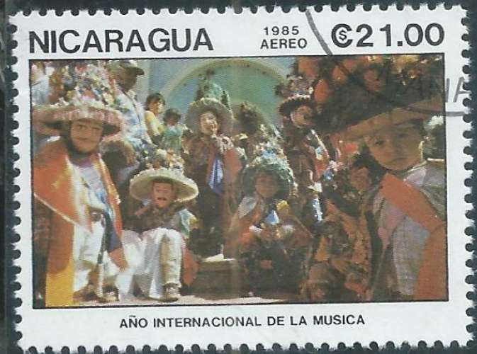 Nicaragua - Poste aérienne - Y&T 1115 (o) - Danses - 