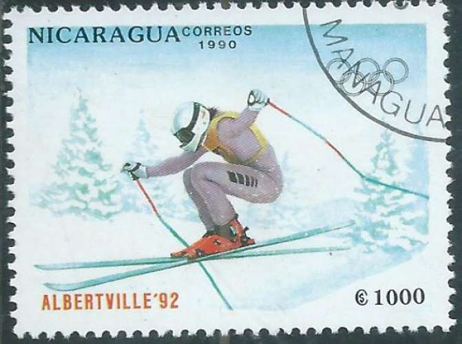 Nicaragua - Y&T 1538 (o) - Ski alpin -