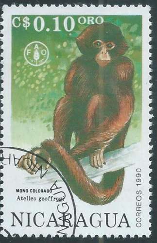 Nicaragua - Y&T 1553 (o) - Singes -