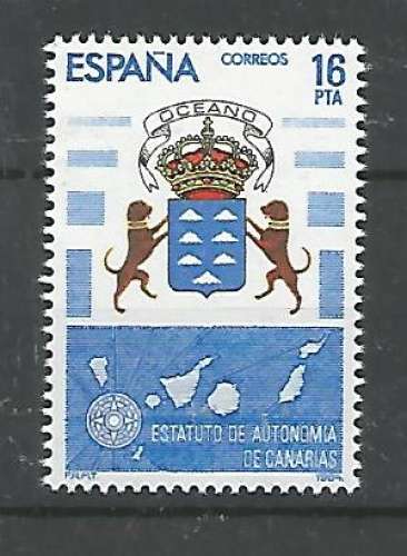 Espagne - 1984 - Autonomie des Iles Canaries - Tp n° 2370 - Neuf **