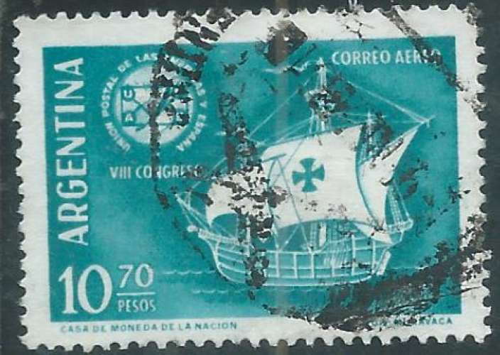 Argentine - Poste Aérienne - Y&T 0430 (o) - Port de Buenos Aires -
