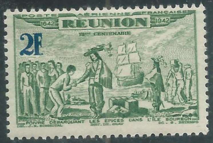 Réunion - Poste Aérienne - Y&T 0019 (*)