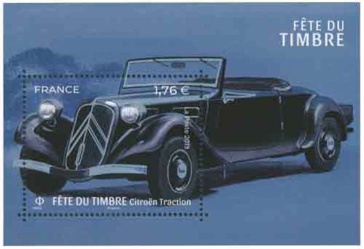 FRANCE 2019 : yt F5303 */mnh #  Bloc Fête du Timbre - Citroën Traction