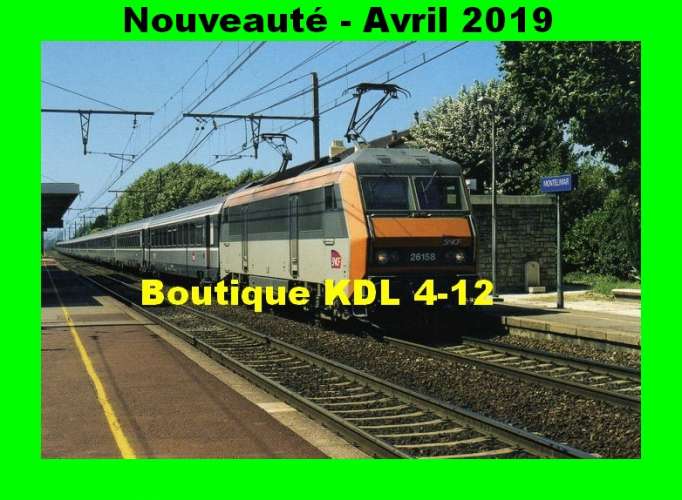 RU 1783 - Train - Loco BB 26158 - MONTELIMAR - Drôme - SNCF