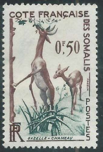 Côtes des Somalis - Y&T 0289 (o) - Gazelle -