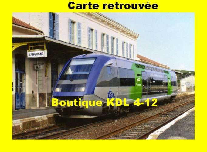MAURIN JL 142 - Autorail X 73500 en gare - LANGOGNE - Lozère - SNCF