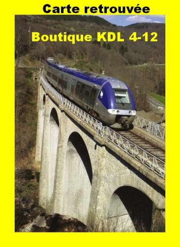 MAURIN JL 217 - Autorail B 81500 - Viaduc du Bousquet - Lozère - SNCF