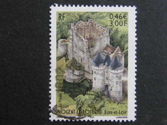 YT 3386 oblitéré avec cachet rond daté d'époque