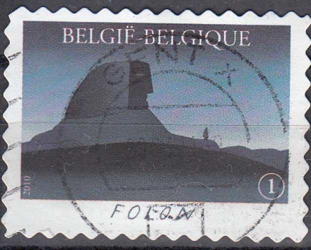 Belgique 2010 COB 4073 O Cote (2016) 1.70 Euro Art Folon L'étranger Cachet rond