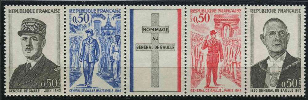 FRANCE 1971 NEUF** MNH N° 1698A Général de Gaulle