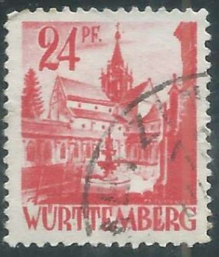 Allemagne - Wurtemberg - Y&T 0008 (o) 