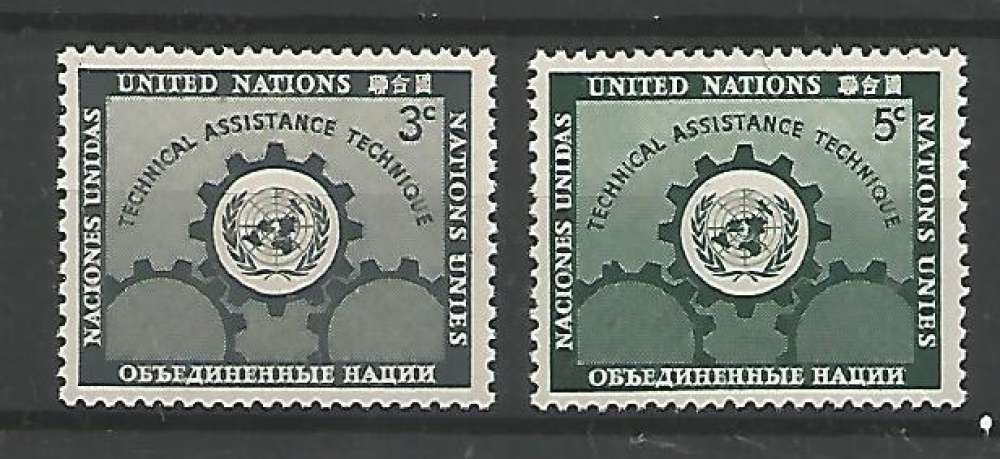 Nations Unies - Siège de New York - 1953 - Tp n° 19 / 20 - Neuf **