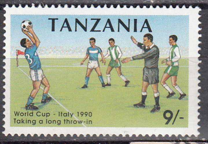 Tanzanie 1990  Y&T  551A  N**   sports  football