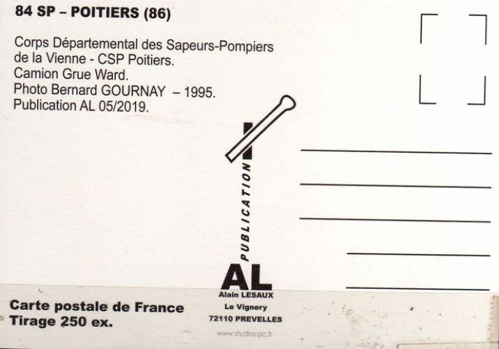 AL SP 084 - CG Ward - POITIERS - Vienne
