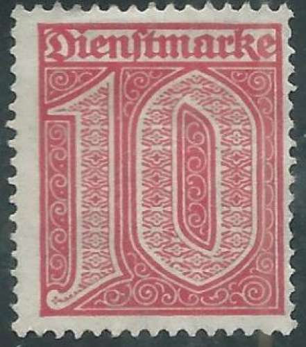 Allemagne - Timbre de service - Y&T 0017 (o) 