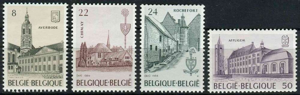Belgique 1984 NEUF** MNH N° 2146 à 2149