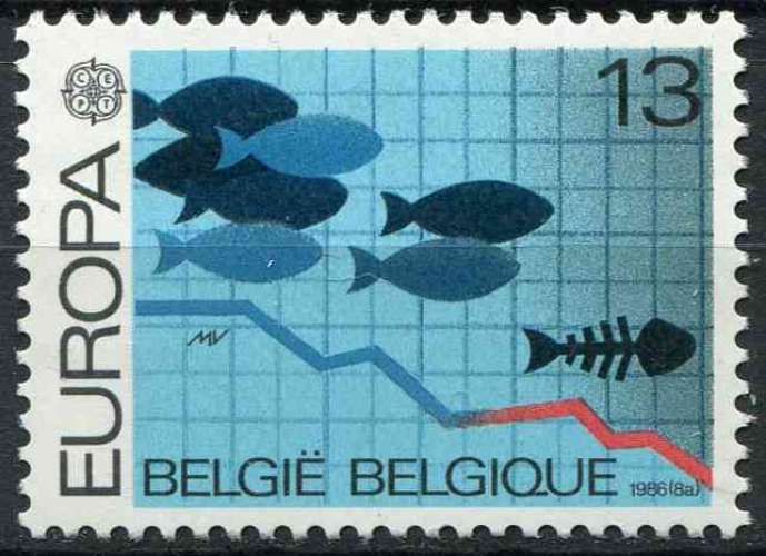 Belgique 1986 NEUF** MNH N° 2211 europa