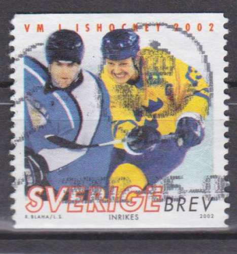 Suède 2002 YT 2255 Obl Championnat du monde de Hockey sur glace