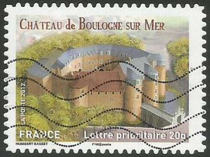 France - 2012 - Y&T n° AA 716 - Obl. - Château de Boulogne-sur-Mer
