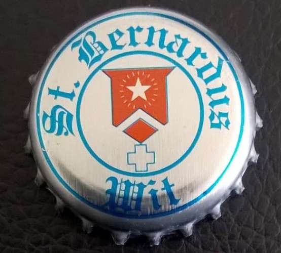 Belgique Capsule Bière Crown Cap Beer St. Bernardus Wit Blanche