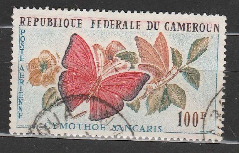 Cameroun   Papillon YT  PA 54  oblitéré