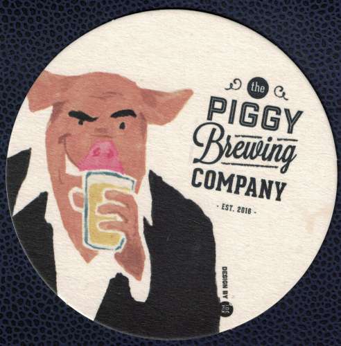 France Sous Bock Beermat Coaster Bière Beer The Piggy Brewing Company 54 Liverdun