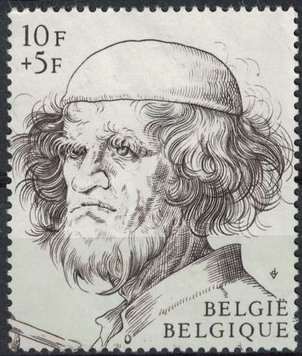 Belgique 1969 Used Tête de Peintre avec Kippa SU
