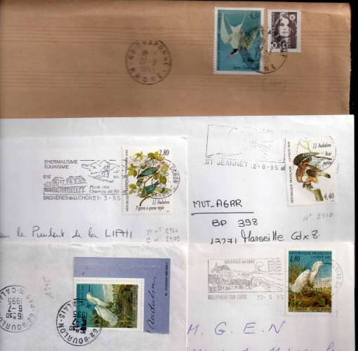 LETTRES FRANCE  1995 DALLAY N° 2920/23 +  2923a VOIR   SCANS 