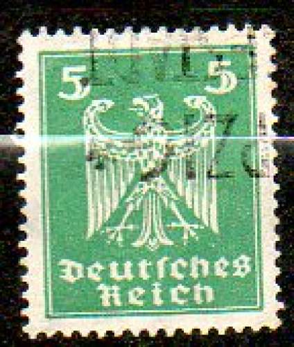 Allemagne Yvert N°349 oblitéré 1924 Armoiries