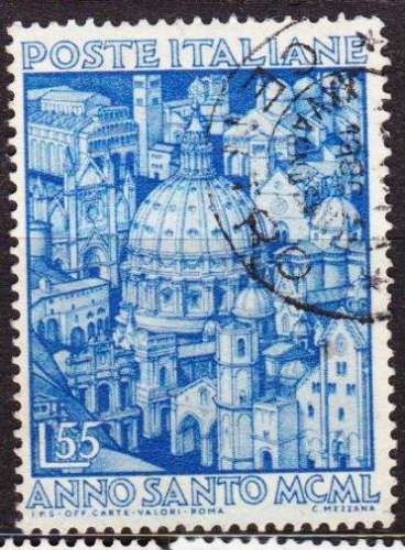 Italie 1955 YT 559 Obl Eglises de Rome