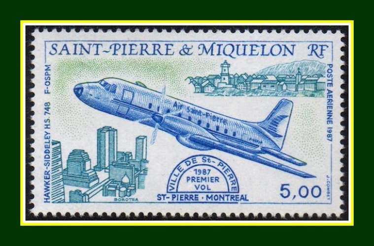 St Pierre & Miquelon PA N° 64 ** Avion Phare
