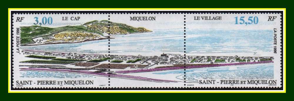 St Pierre & Miquelon N° 640A ** tryptique