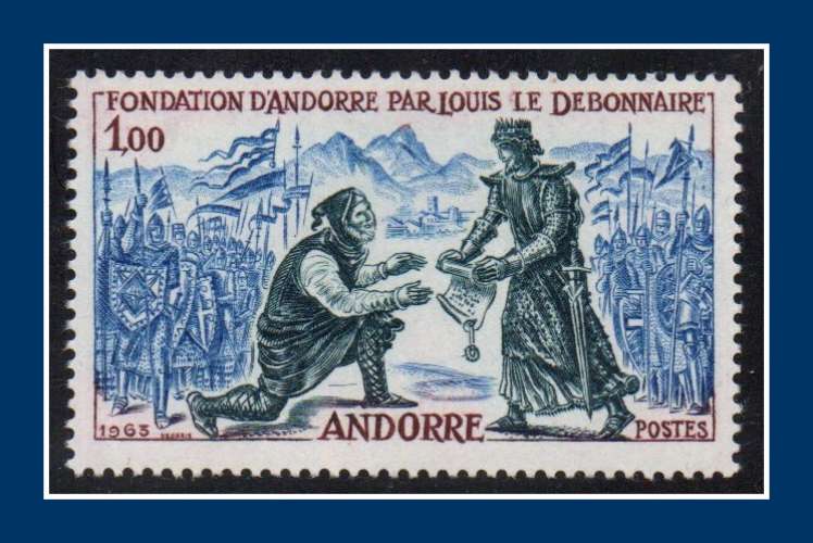 Andorre  N° 169 ** (cote XX €) Louis le Debonnaire