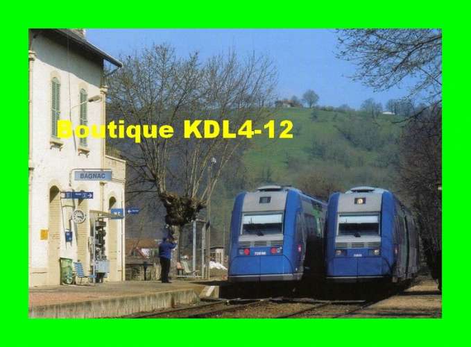 ACACF 133 - Autorails X 72633 et 72686 en gare - BAGNAC SUR CELE - Lot - SNCF