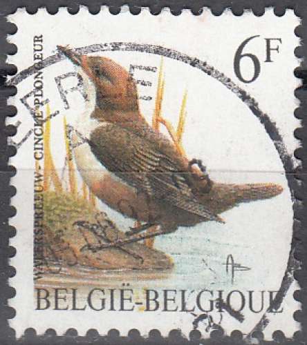 Belgique 1992 Michel 2511 O Cote (2016) 0.20 Euro Cincle plongeur Cachet rond