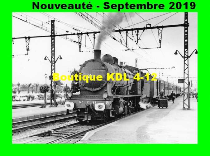 AL 608 - Train - Loco 140 C 68 en gare de LAROCHE-MIGENNES - Yonne - SNCF