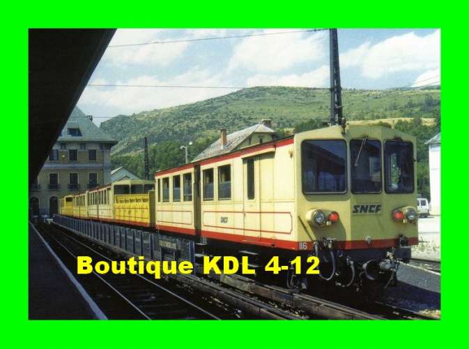 RU 1287 - Automotrice Z 116 en gare - LATOUR DE CAROL ENVEIGT - Pyrénées-Orientales - SNCF