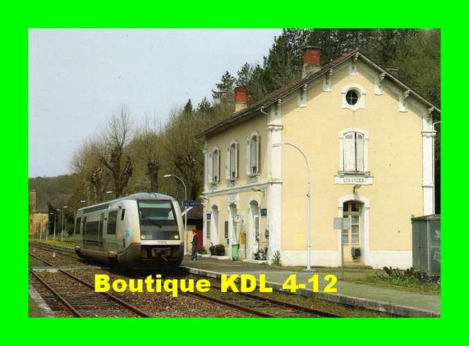 RU 1411 - Autorail X 73573 en gare - LES EYZIES - Dordogne - SNCF