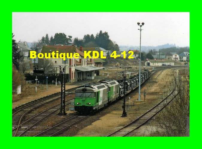 RU 1428 - Train militaire - Loco BB 67508 en gare - EYGURANDE-MERLINES - Corrèze - SNCF