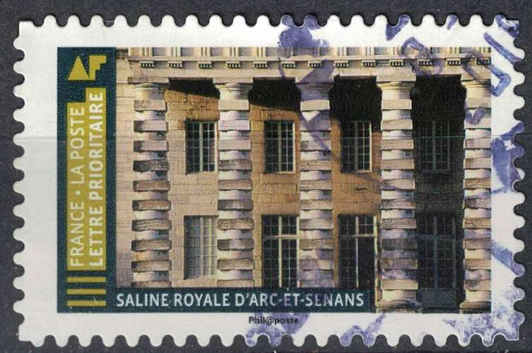 France 2019 Oblitéré rond Used Histoire de Styles Architecture Saline Royale d'Arc et Senans SU