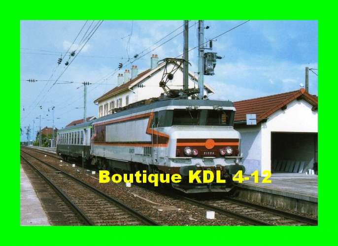 RU CT 19 - Train - Loco CC 21004 en gare - FRASNE - Doubs - SNCF