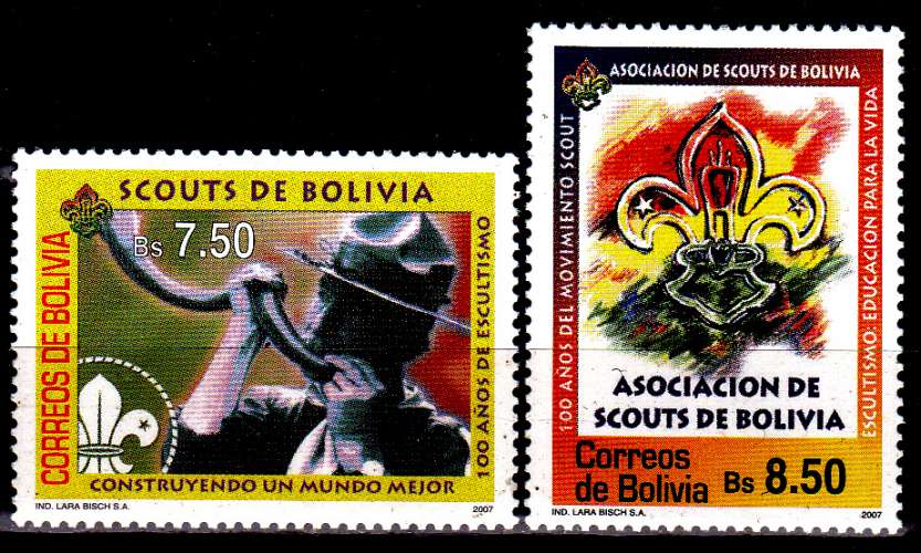 Bolivie 1285 / 86 Scoutisme