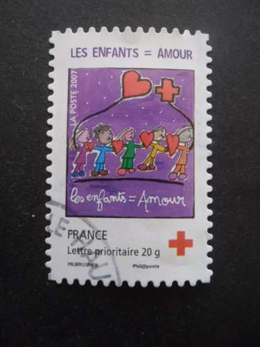 FRANCE autoadhésif N°145 Croix rouge oblitéré