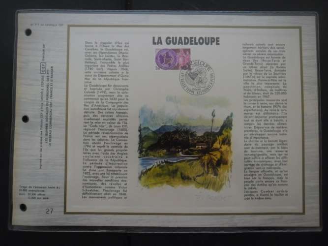 FRANCE CEF de 1984 N°711 La Guadeloupe (N° 2302)