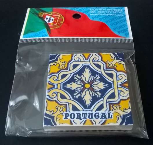 Portugal Magnet Azulejo Carreau céramique motifs traditionnels