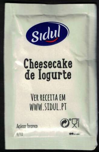 Portugal Sachet Sucre Sugar Sidul Cheesecake de Yaourt et Costumes Féminins Traditionnels