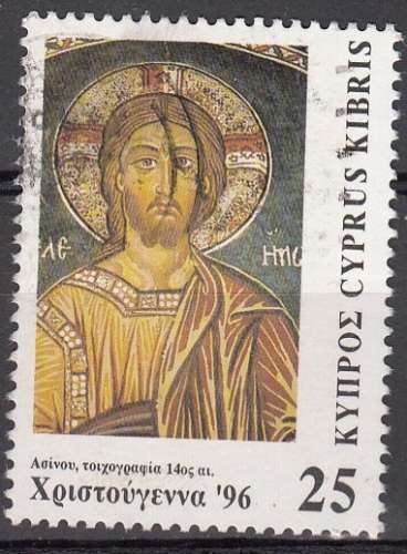 Cyprus 1996 Michel 893 O Cote (2009) 1.00 Euro Noël Jésus-Christ Cachet rond