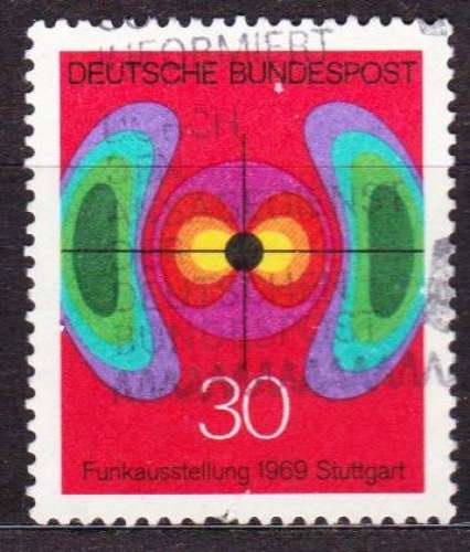 Allemagne 1969 YT 459 Obl Exposition nationale radiocommunication