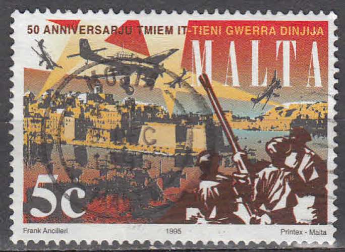 Malte 1995  Y&T  931  oblitéré